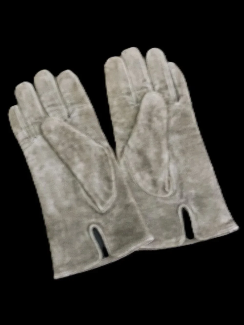 Vintage Isotoner Brown Suede Gloves Women’s Medium Genuine Leather - Picture 2 of 6